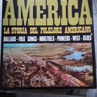 DISCO VINILE AMERICA LA STORIA DEL FOLKLORE AMERIC