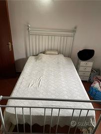 Letto in ferro e materasso
