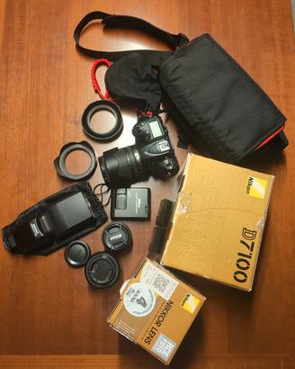 Nikon D7100 + obbiettivi 
