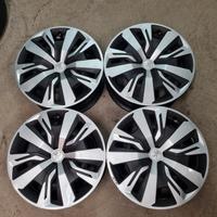 4 cerchi ferro peugeot 208 2008 r16 ft6006