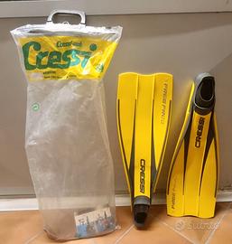 Pinne Cressi Sub - gialle - taglia 37/38