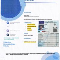 Autista b-c-cqc E patentino escavatorista