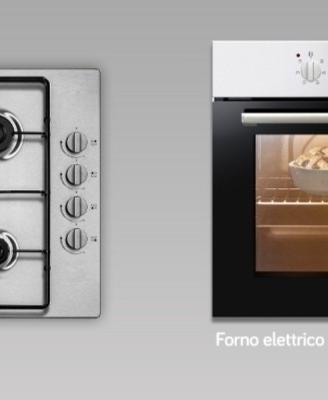 Set incasso: Forno elettrico + Piano cottura Perla