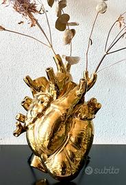 Vaso cuore oro Seletti