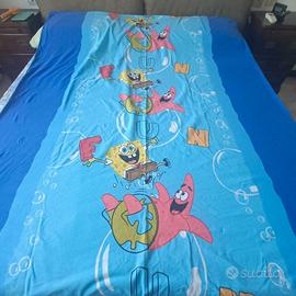 Spongebob Copripiumino con federa flanella cotone