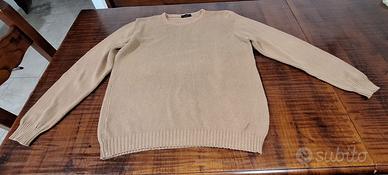 maglioncino cotone cammello taglia xl