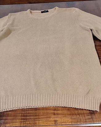 maglioncino cotone cammello taglia xl
