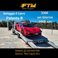 Noleggio Carro Attrezzi Patente B - ANCHE PRIVATI