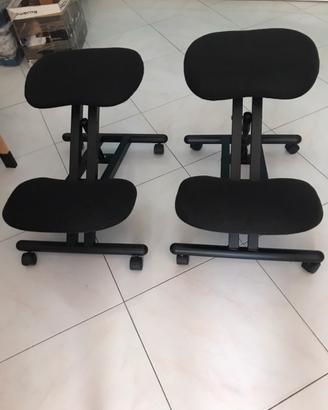 2 Sgabelli ergonomici da scrivania