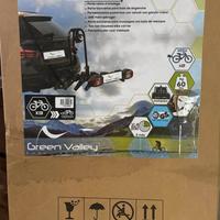 Portabici posteriore gancio traino usato una sola