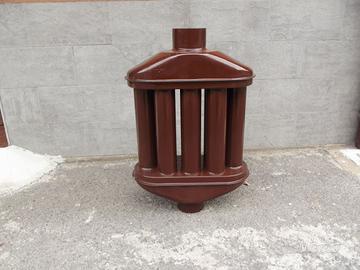 DIFFUSORE DI CALORE PER STUFA  DIAMETRO 80 MM