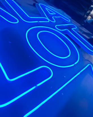 scritte a led