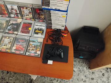 PS2 slim+ 54 giochi e Platinum e controller e cavi