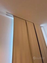 Tende a pannello filtranti + oscuranti con binari