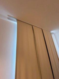 Tende a pannello filtranti + oscuranti con binari