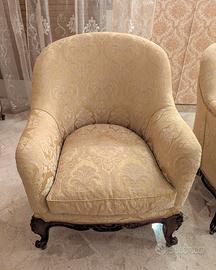 Coppia di Poltrone Antiche Primo '900