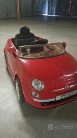 Macchina Elettrica Fiat 500 12V  con Radiocomando