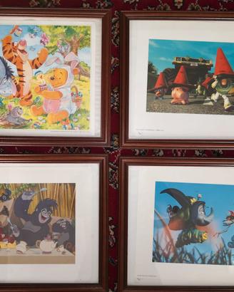 8 Litografie Disney Store 2000
