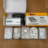 box esterno + hard disk ide sata