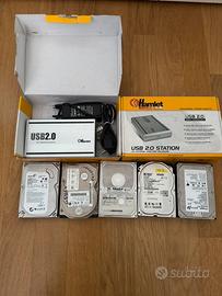 box esterno + hard disk ide sata