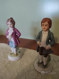 coppia di statuine Capodimonte 