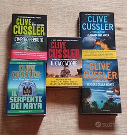 5 romanzi Clive Cussler copertina rigida