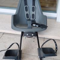 Bobike seggiolino anteriore bici (colore grigio)