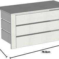 Cassettiera interna per armadio (ZUCCA Mobili)