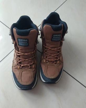 Scarpe Trekking donna MH500 mid impermeabili  