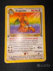 Dragonite Prima Edizione Fossil 19/62