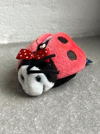 Mini peluche Coccinella Trudi 7,5 cm – Rosso/Nero