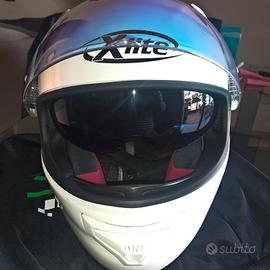 casco X-lite mod corse visiera chromium