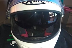 casco X-lite mod corse visiera chromium