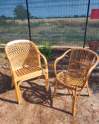 sedie in bambù 