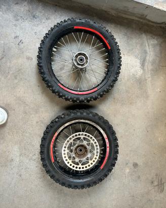 Cerchi cross 14 12 faba pitbike