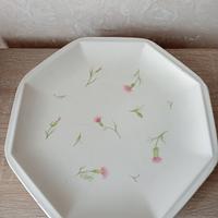 Coppia piatti ottogonali in ceramica - Vintage