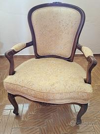 Poltrona stile Luigi Filippo