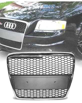 GRIGLIA AUDI A6 4F 04-08 LOOK RS6 ARGENTO