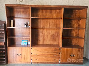 parete attrezzata legno