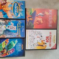 5 VHS  Disney originali