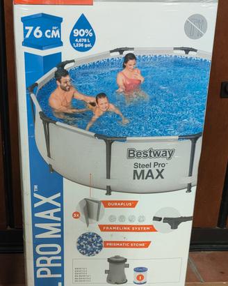 Piscina 3m Bestway Steel Pro Max