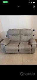 Divano due posti reclinabile