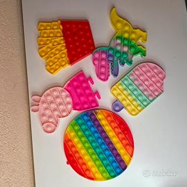 PopIt – Lotto 5 Modelli  Gioco Antistress Colorati