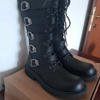 Nuovi stivali alti da uomo, stivali coreani in pel