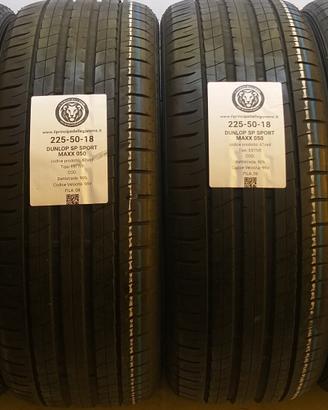 4 GOMME 225 50 18 DUNLOP A67469