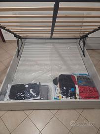 Letto matrimoniale contenitore 