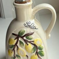 Oliera in ceramica con decoro limoni