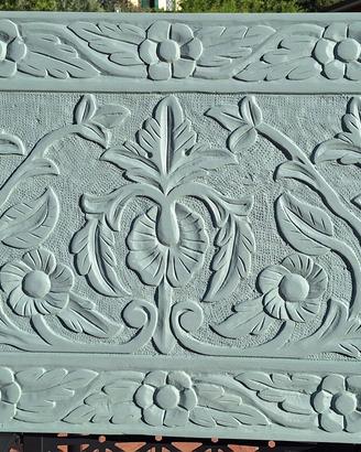 Pannello legno intagliato 60x120 testiera/decoro