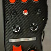 Button Box Sim Racing con LED Flag SimHub + Staffa
