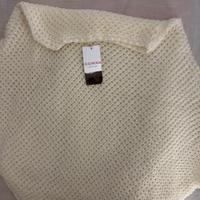 Maglione dolcevita Penny black e poncho in lana